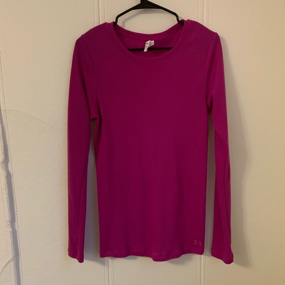 Under Armour Tops - Under Armour Ribbed Fitted Long Sleeve Top Medium